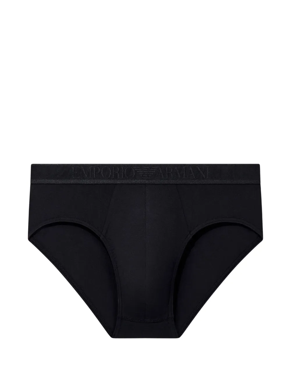 Ea7 Emporio Armani Slip con banda logata - Nero