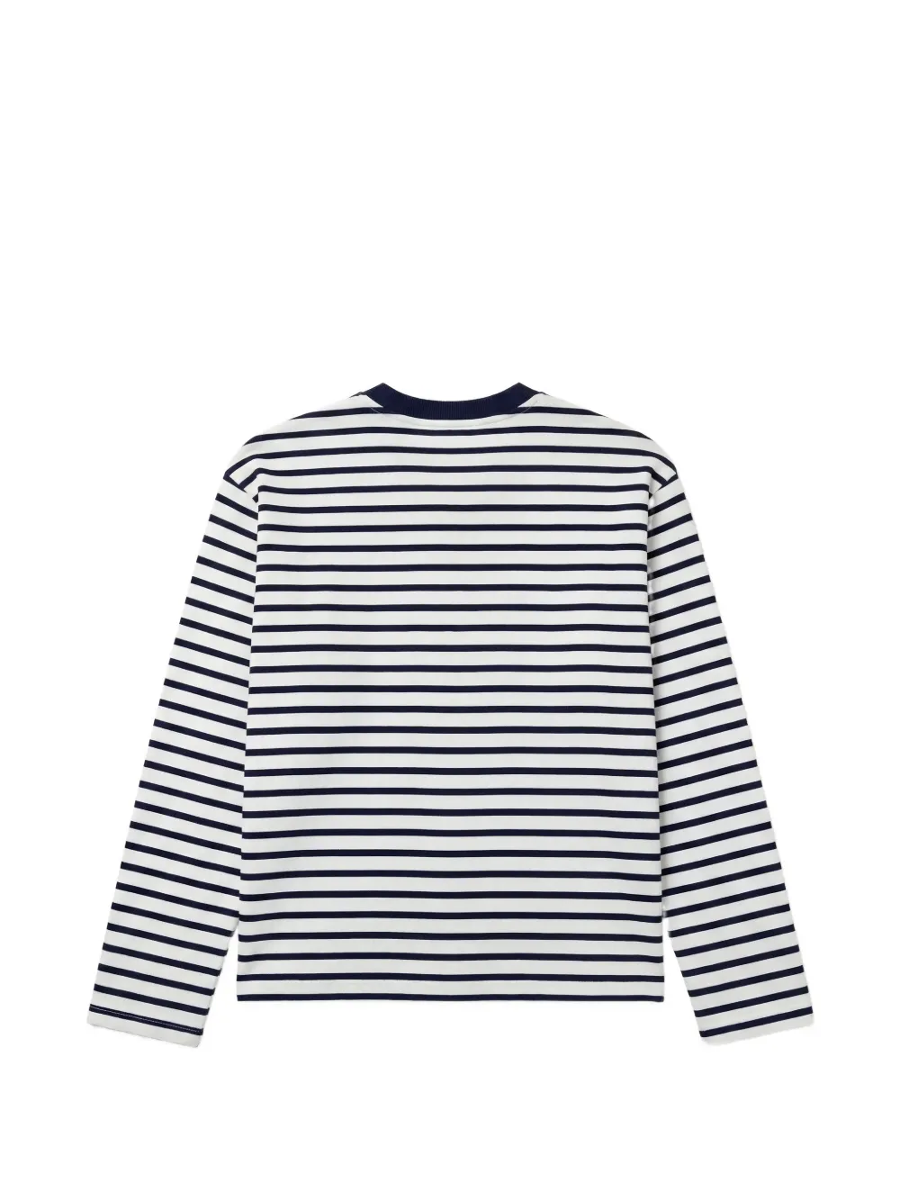 Bram s Fruit Gestreept T-shirt met lange mouwen Wit