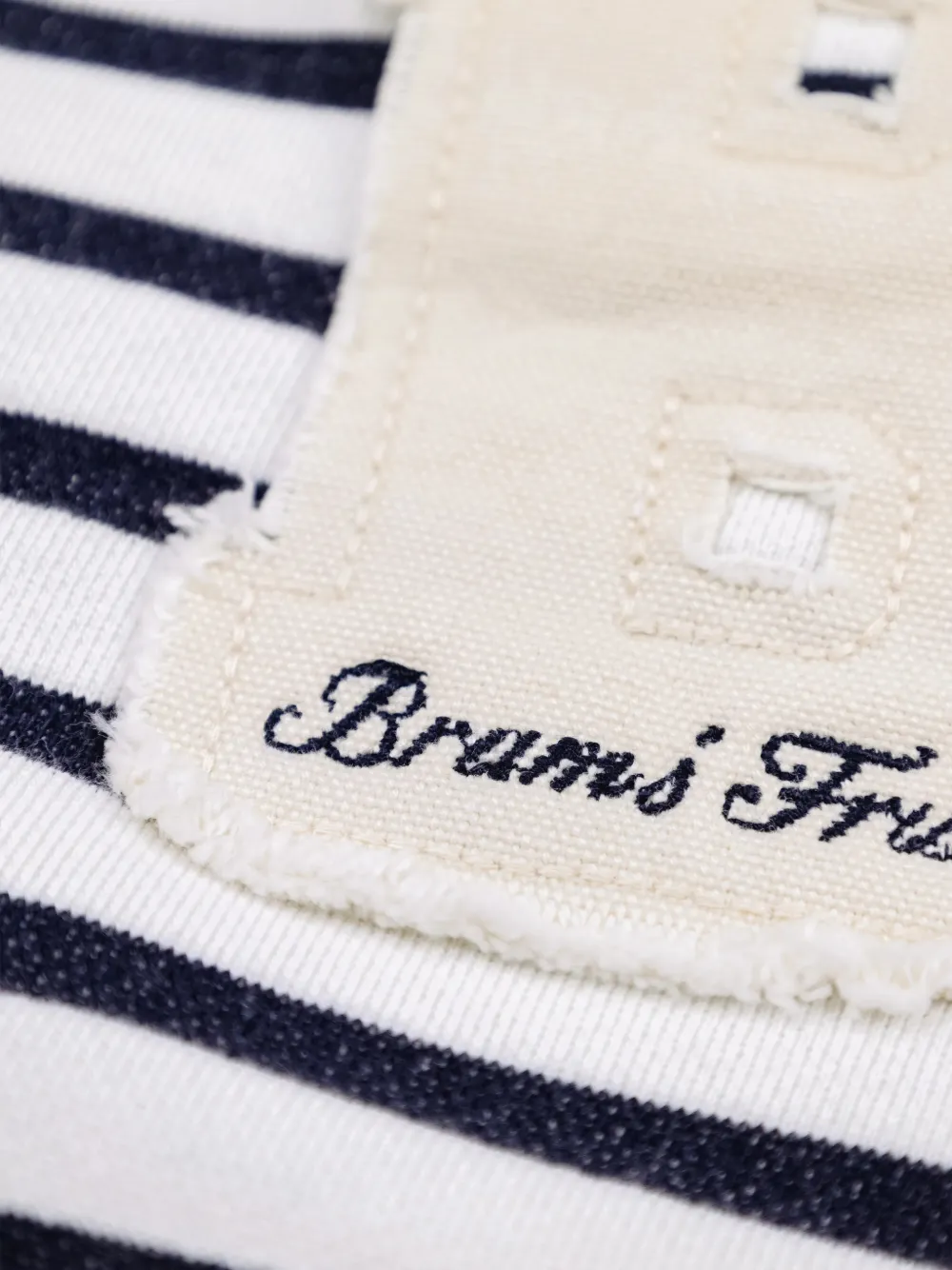 Bram s Fruit Gestreept T-shirt met lange mouwen Wit