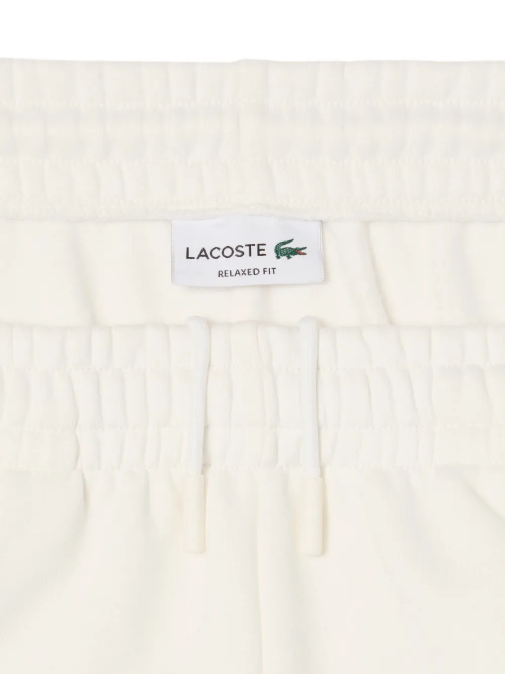 Lacoste relaxed-fit fleece sweatpants Wit
