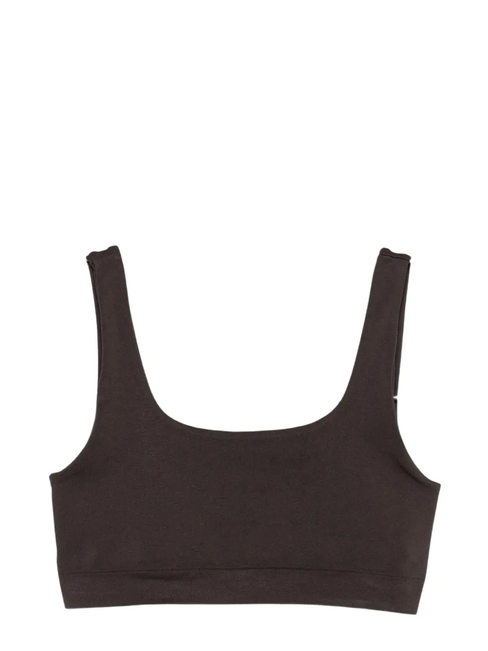 MC2 Saint Barth Fify tanktop met diepe ronde hals Bruin