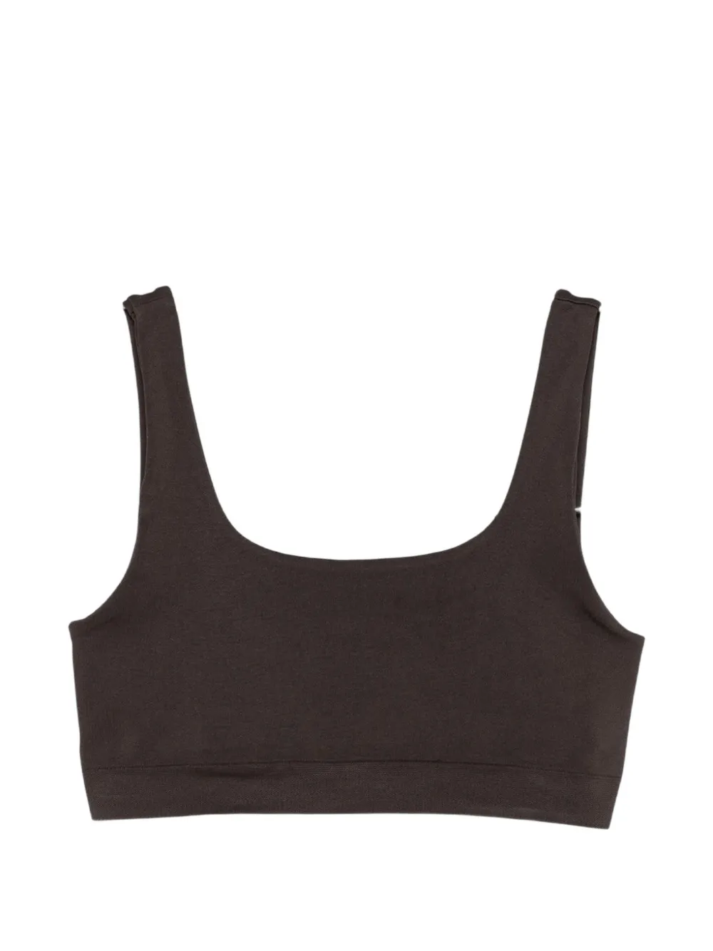 MC2 Saint Barth Fify tanktop met diepe ronde hals Bruin