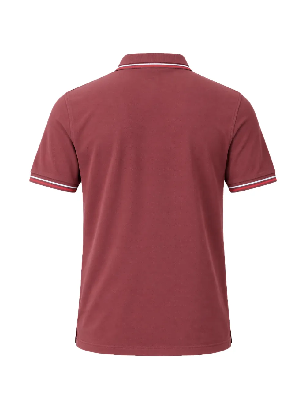 Blauer Agassiz logo-patch tipped polo shirt Rood