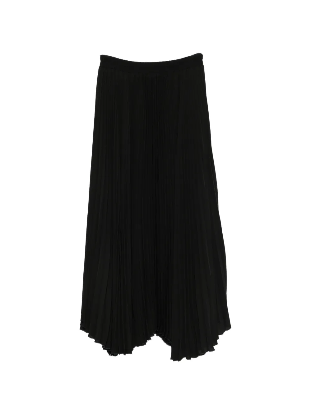 STYLAND pleated A-line maxi skirt - Noir STYLAND pleated A-line maxi skirt - Noir