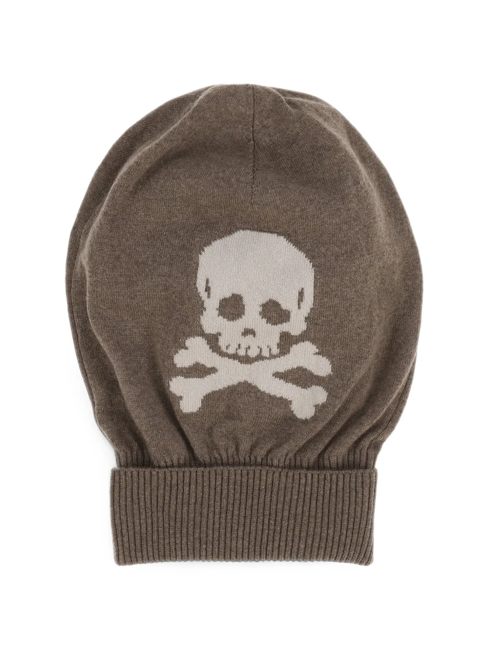 Ashley Williams skull-intarsia beanie hat - Marron Ashley Williams skull-intarsia beanie hat - Marron