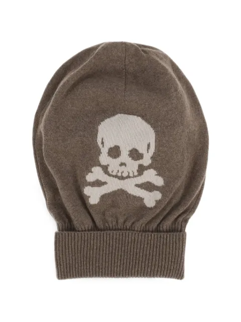 Ashley Williams skull-intarsia beanie hat