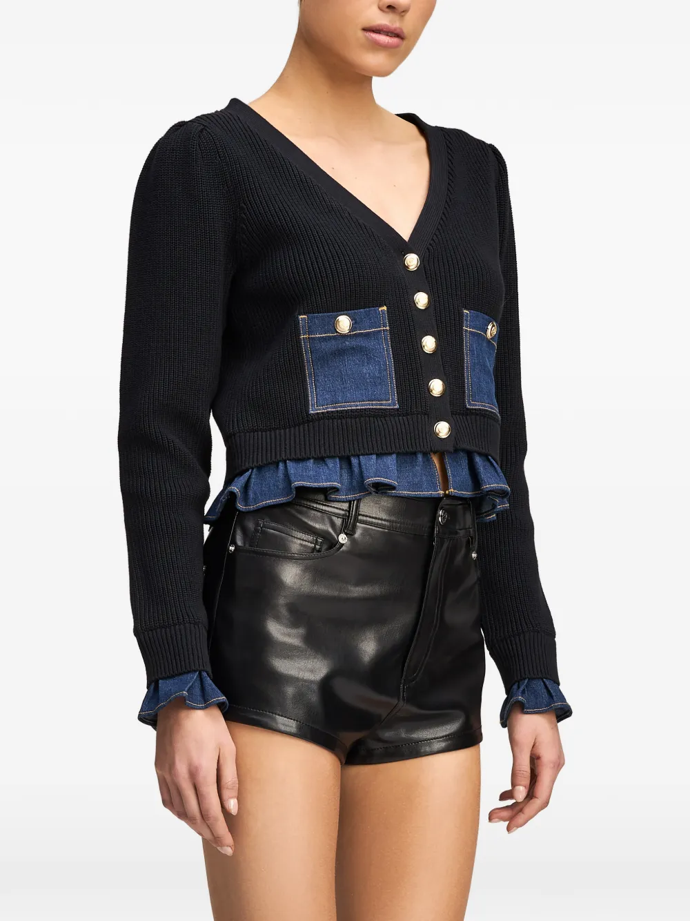 Cinq A Sept Lilly V-neck cardigan Zwart