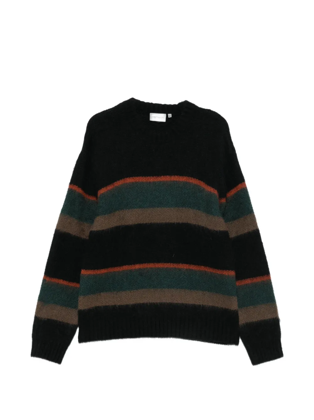 Carhartt WIP striped alpaca sweater Zwart