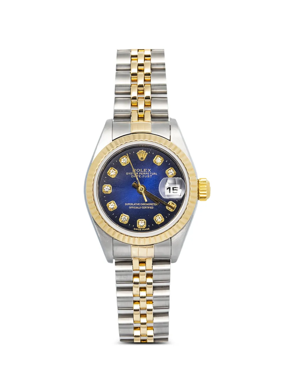 Rolex Lady-Datejust Armbanduhr 26mm - Blau