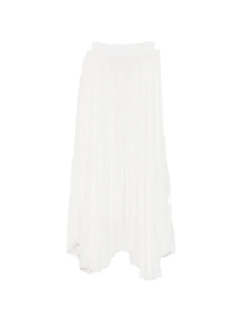 STYLAND pleated A-line maxi skirt