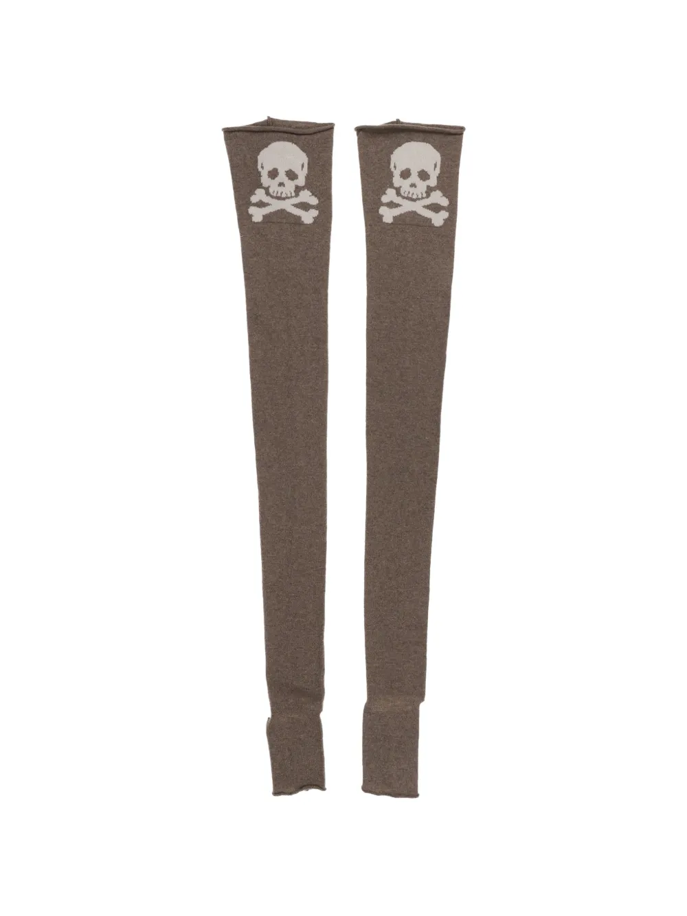 Ashley Williams skull-intarsia socks - Marron Ashley Williams skull-intarsia socks - Marron