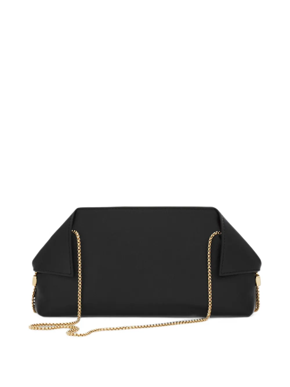 Ferragamo geometric-frame chain-strap shoulder bag Zwart