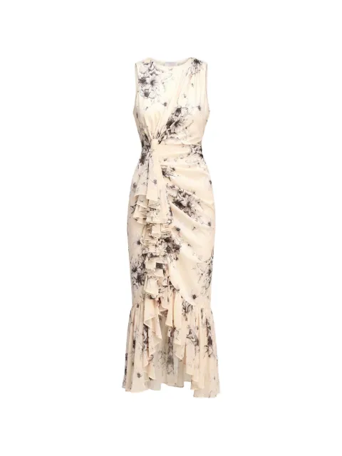 Cinq A Sept Cyrus floral-print ruffled midi dress