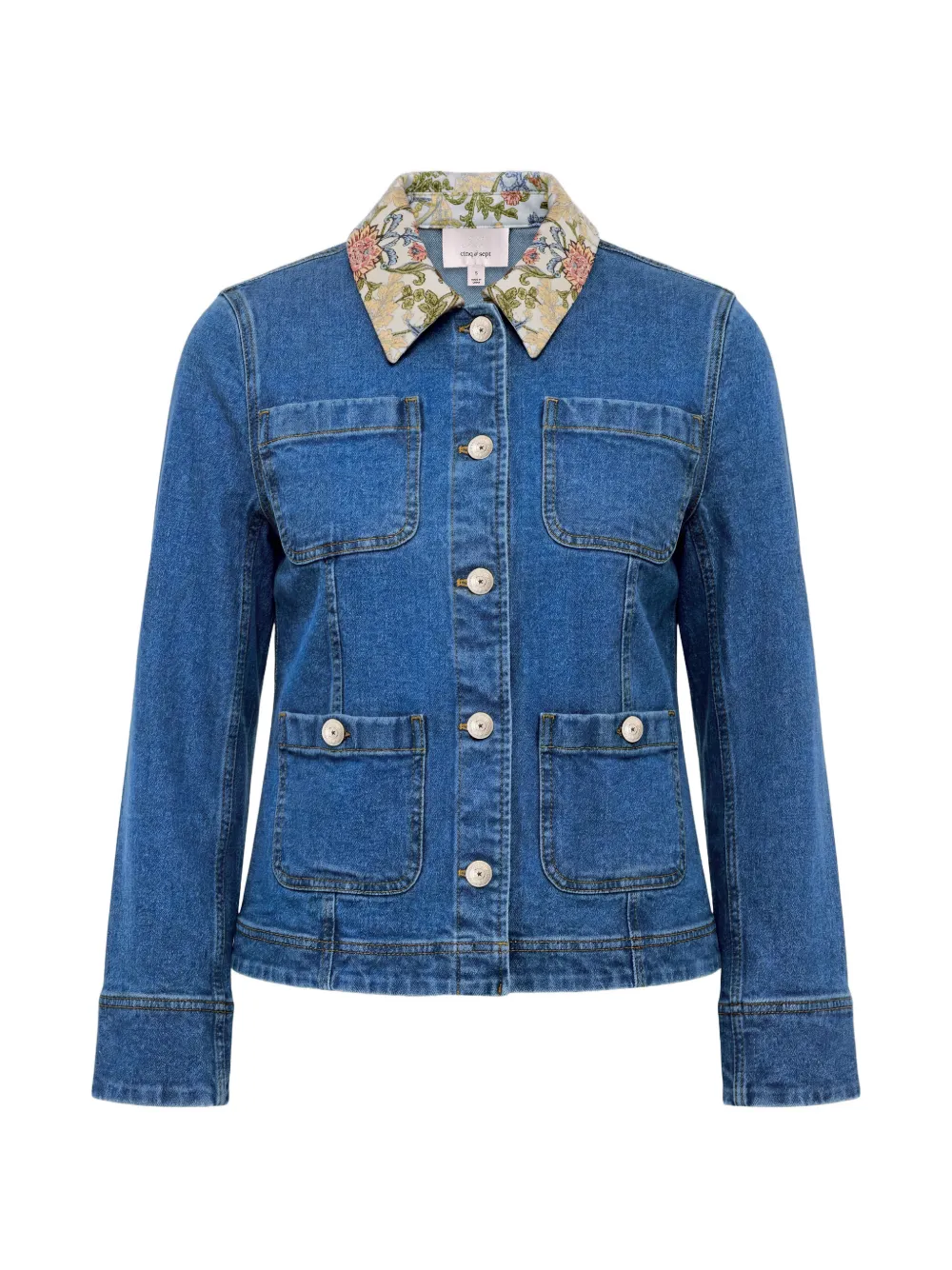 Cinq A Sept Dalton Jeansjacke - Blau