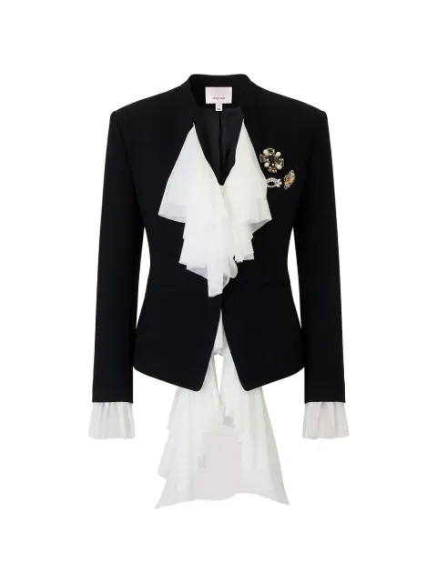 Cinq A Sept Maren brooch-detail blazer