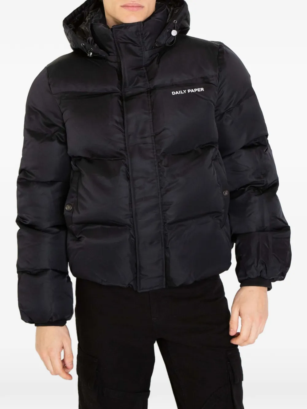 Daily Paper Epuffa padded jacket Zwart