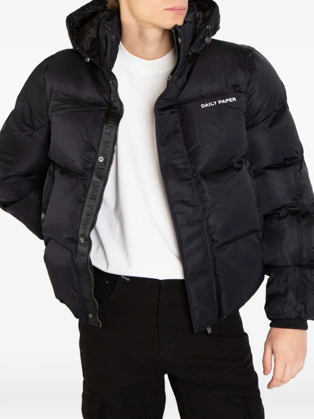 Daily Paper Epuffa padded jacket Zwart