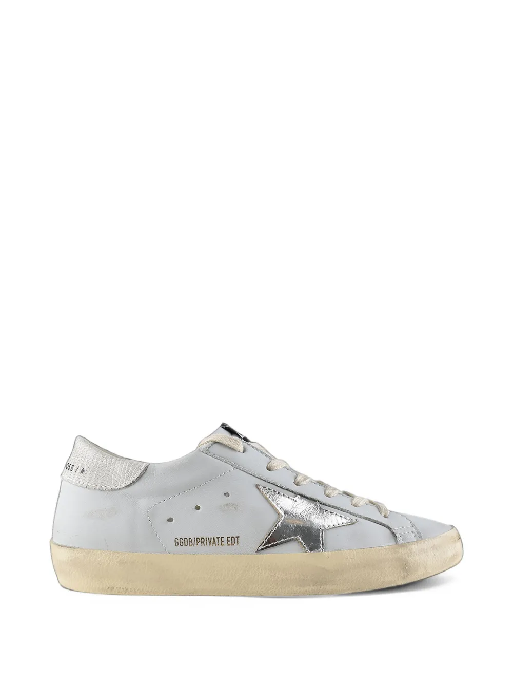 Golden Goose Super-Star distressed sneakers - Blau