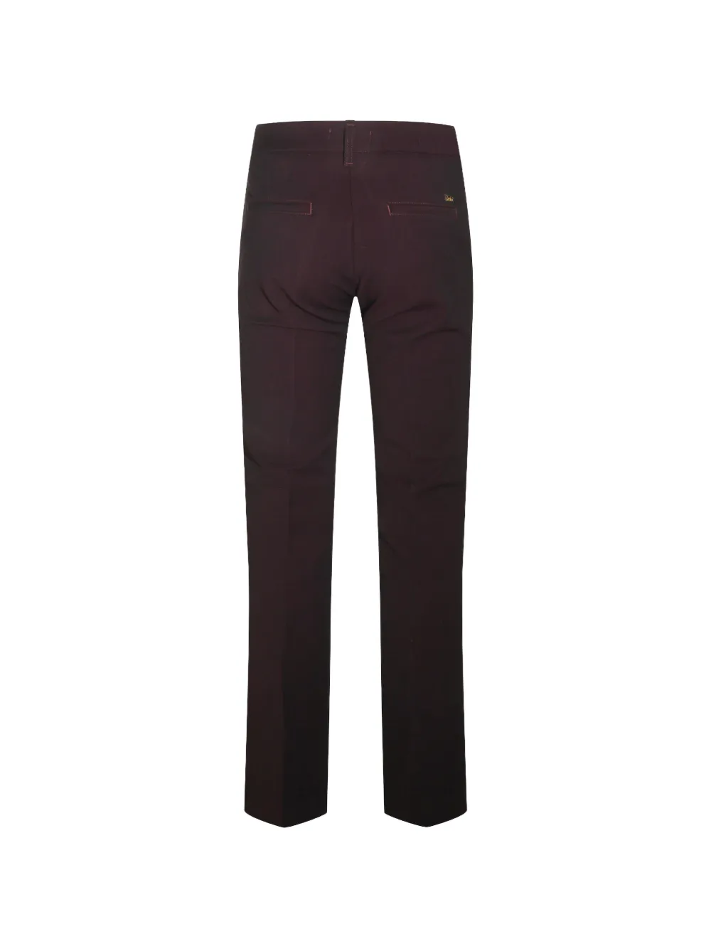 LOIS JEANS Broek met logopatch Rood