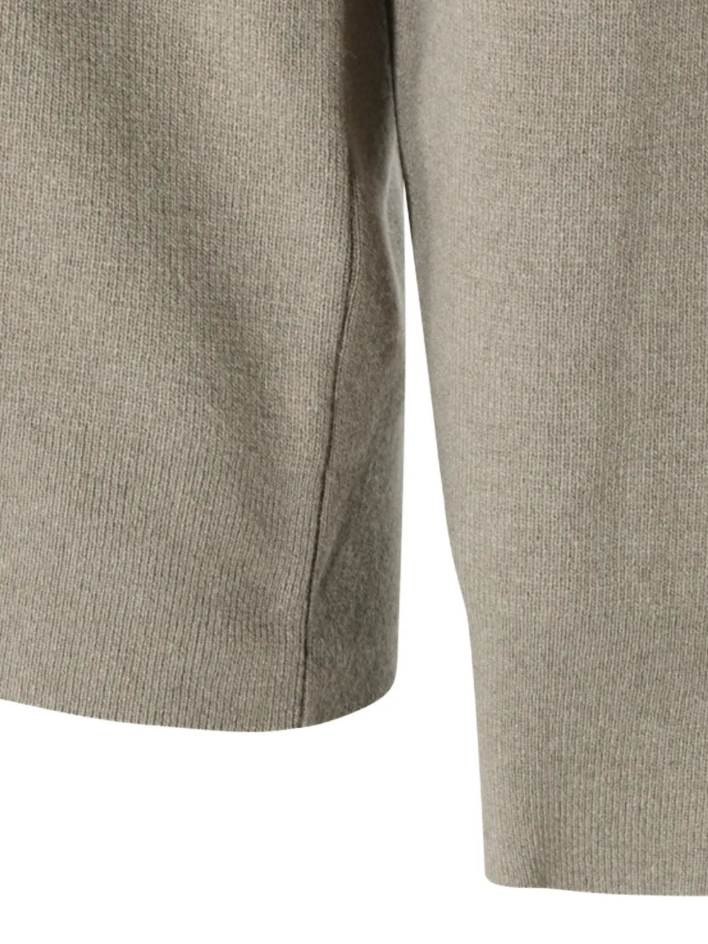 C.P. Company lambswool Lens knitted hooded sweater Beige