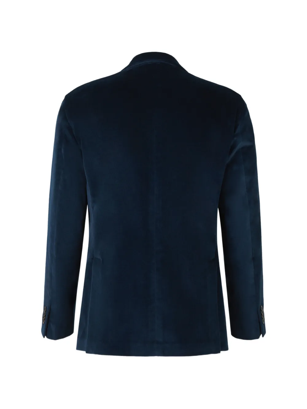 Boglioli velvet single-breasted jacket Blauw