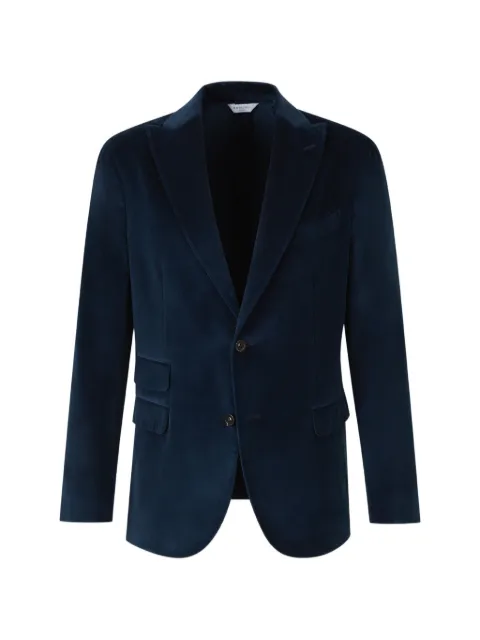 Boglioli velvet single-breasted jacket