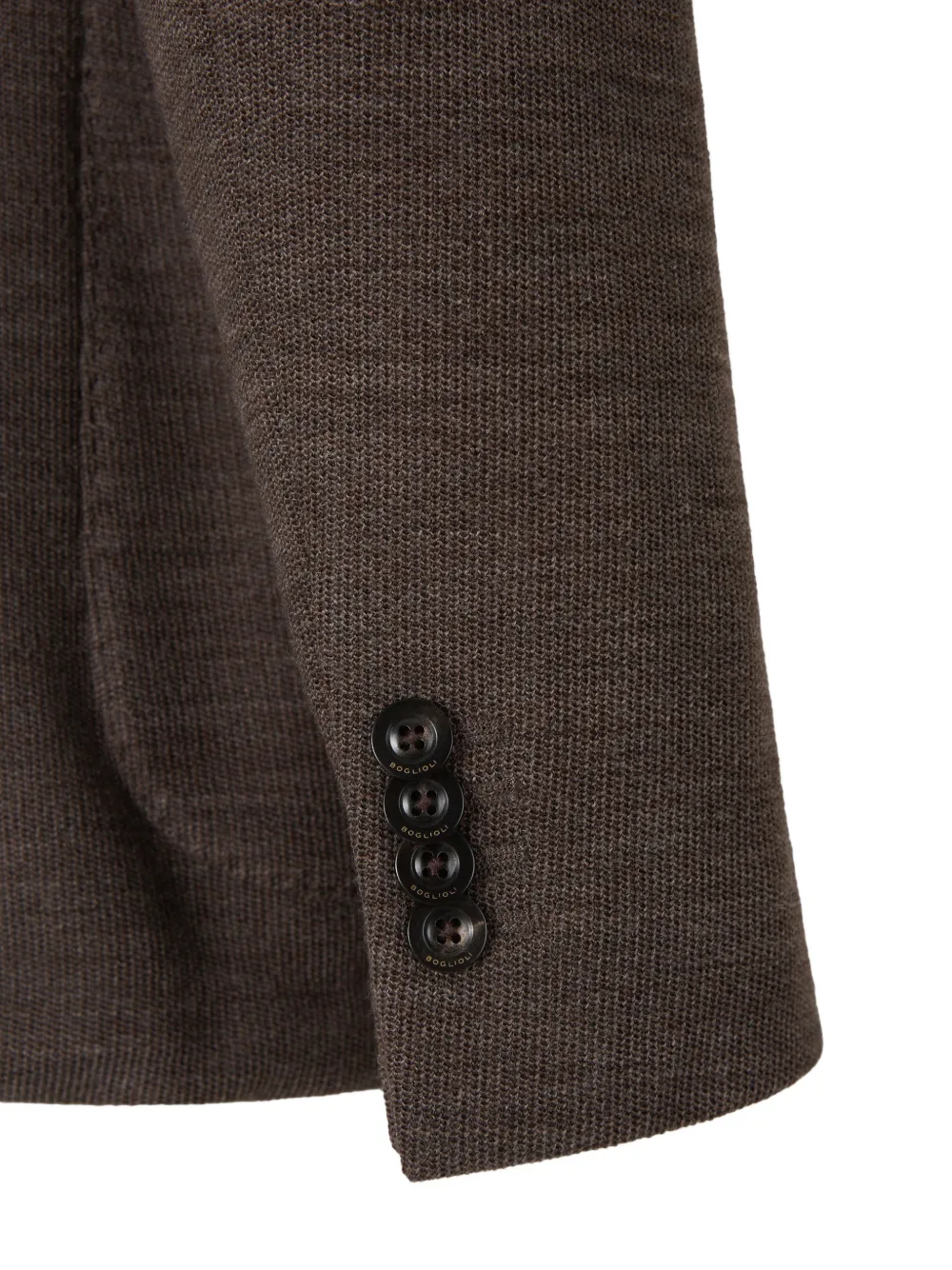 Boglioli notched-lapel single-breasted blazer Bruin