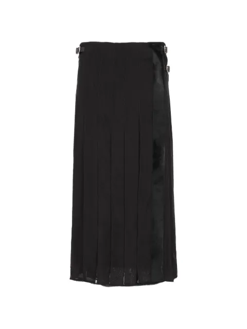 Durazzi Milano  see-through pleated midi skirt