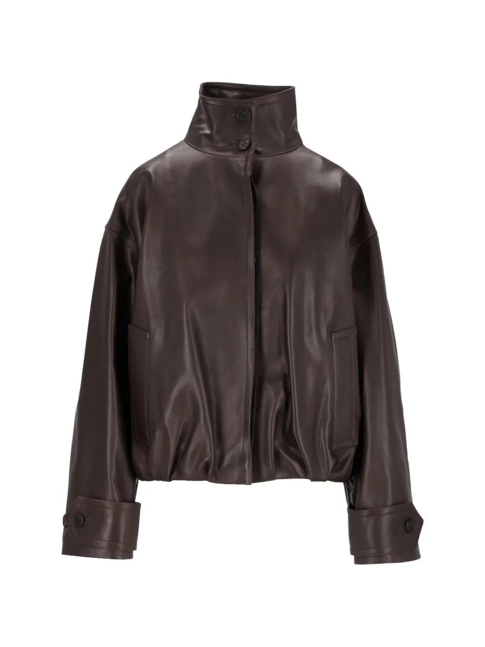 Durazzi Milano leather bomber jacket - Braun