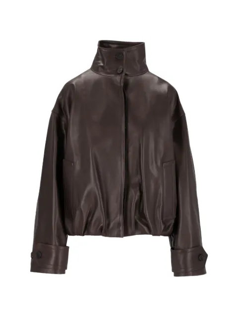 Durazzi Milano  leather bomber jacket