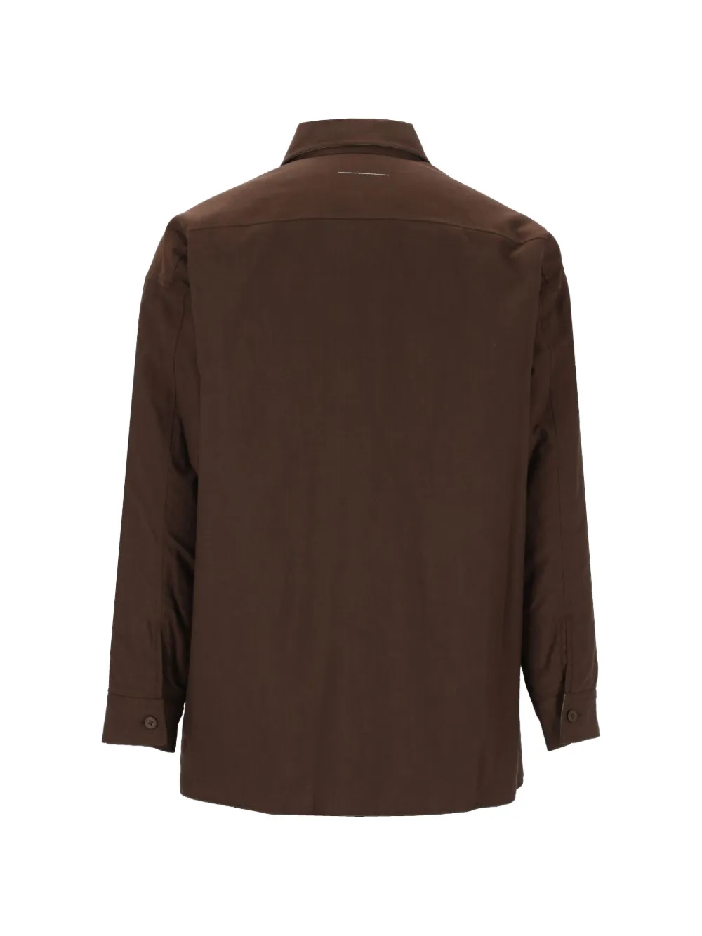 MM6 Maison Margiela Omkeerbaar overhemd Bruin