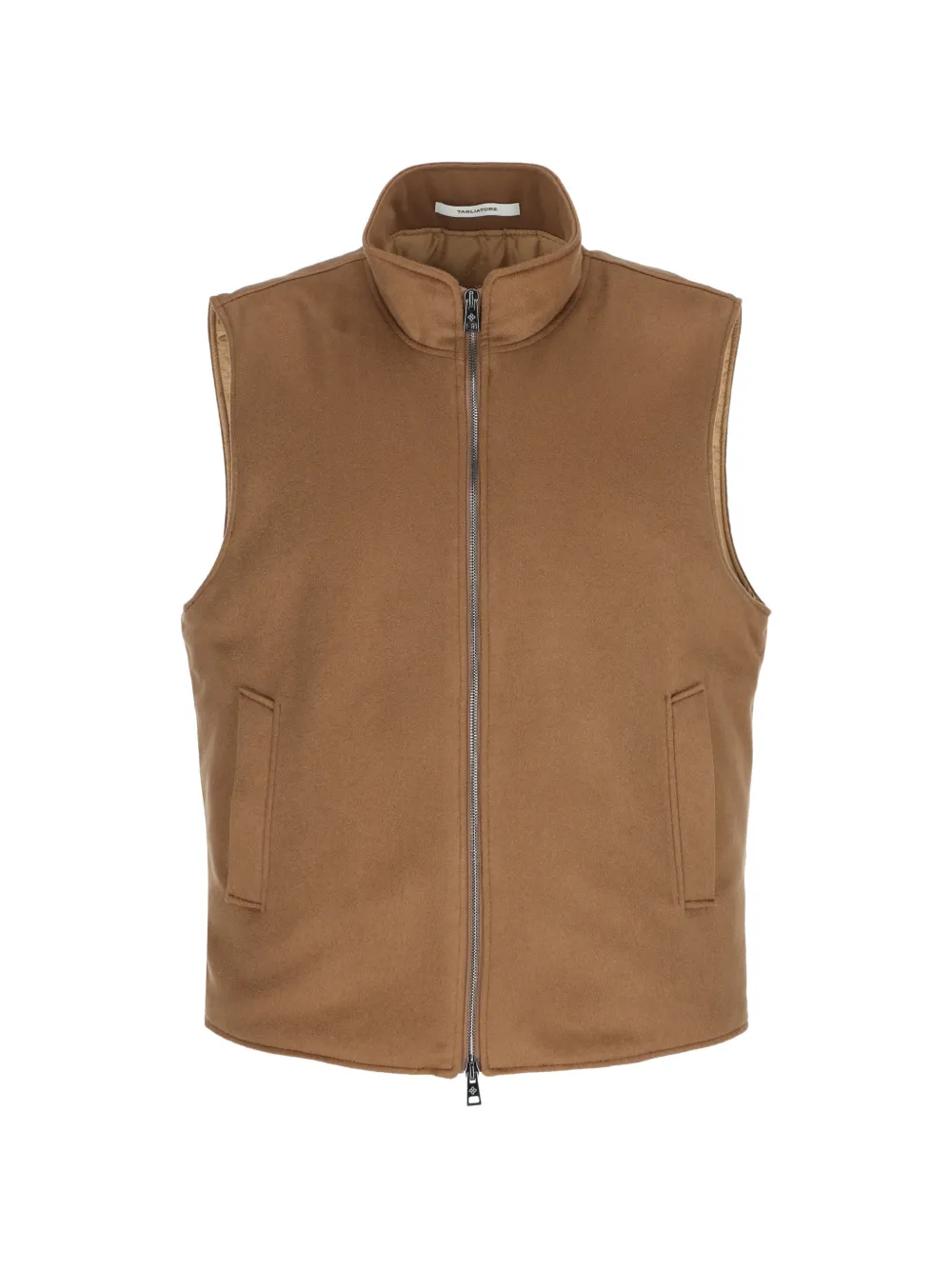 Tagliatore cashmere zip-up jacket - Braun