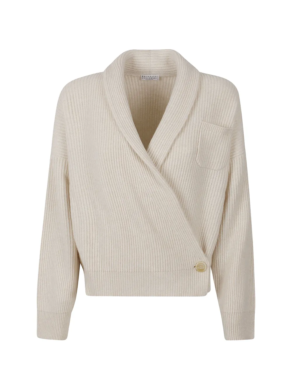 Brunello Cucinelli ribbed-knit cardigan - Neutrals