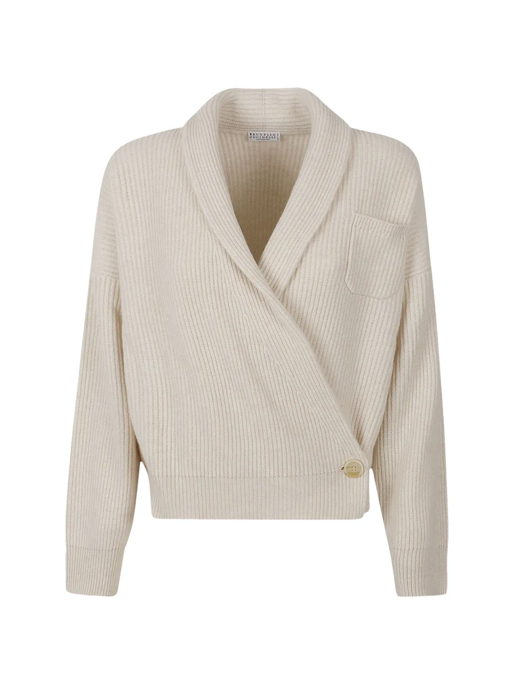 Brunello Cucinelli ribbed-knit cardigan - Toni neutri