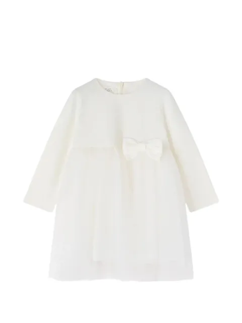 NANAN tulle-skirt bow-detail dress