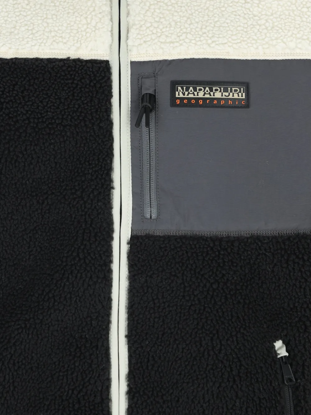 Napapijri Yupik fleece-texture jacket Zwart