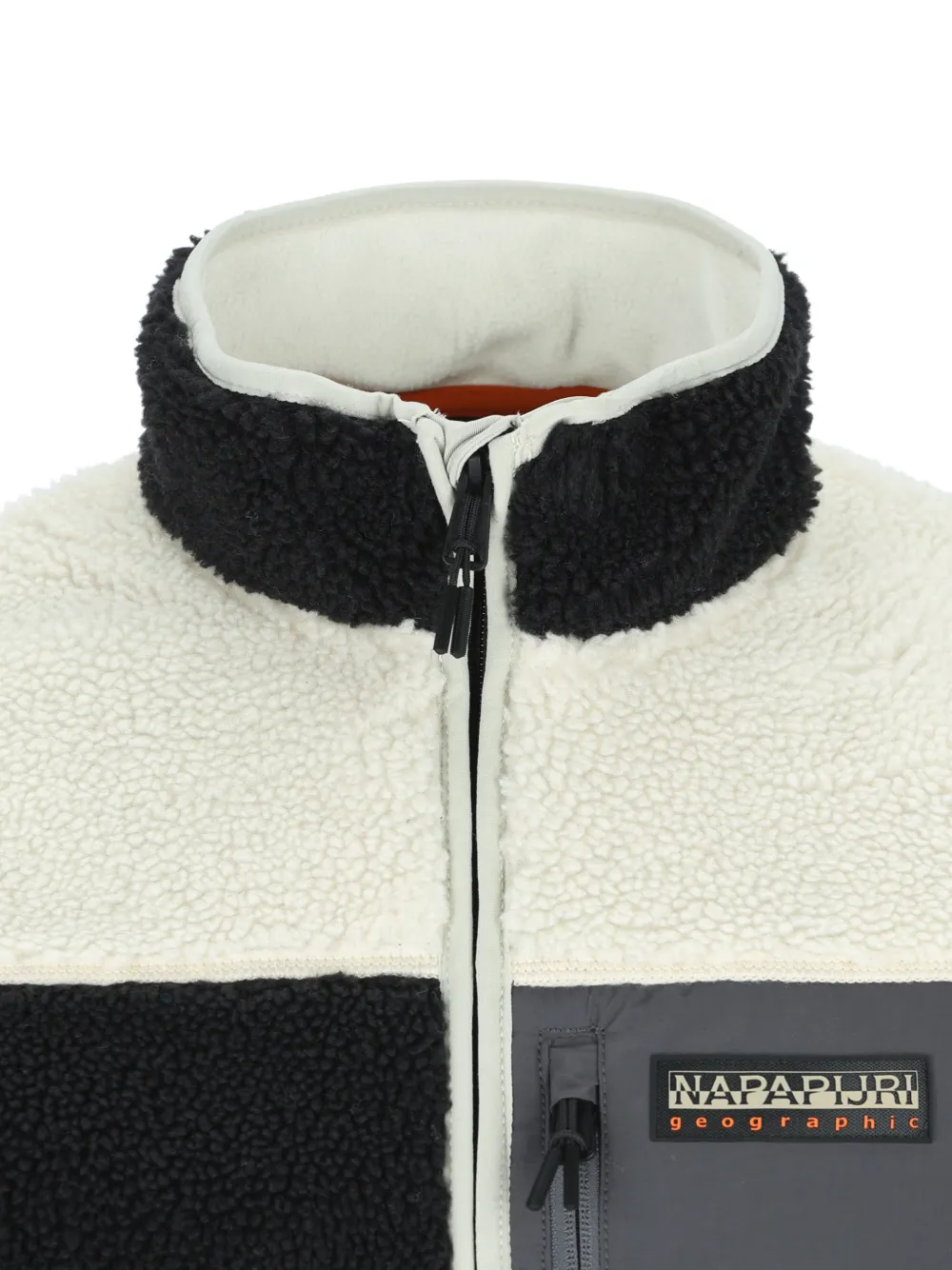 Napapijri Yupik fleece-texture jacket Zwart