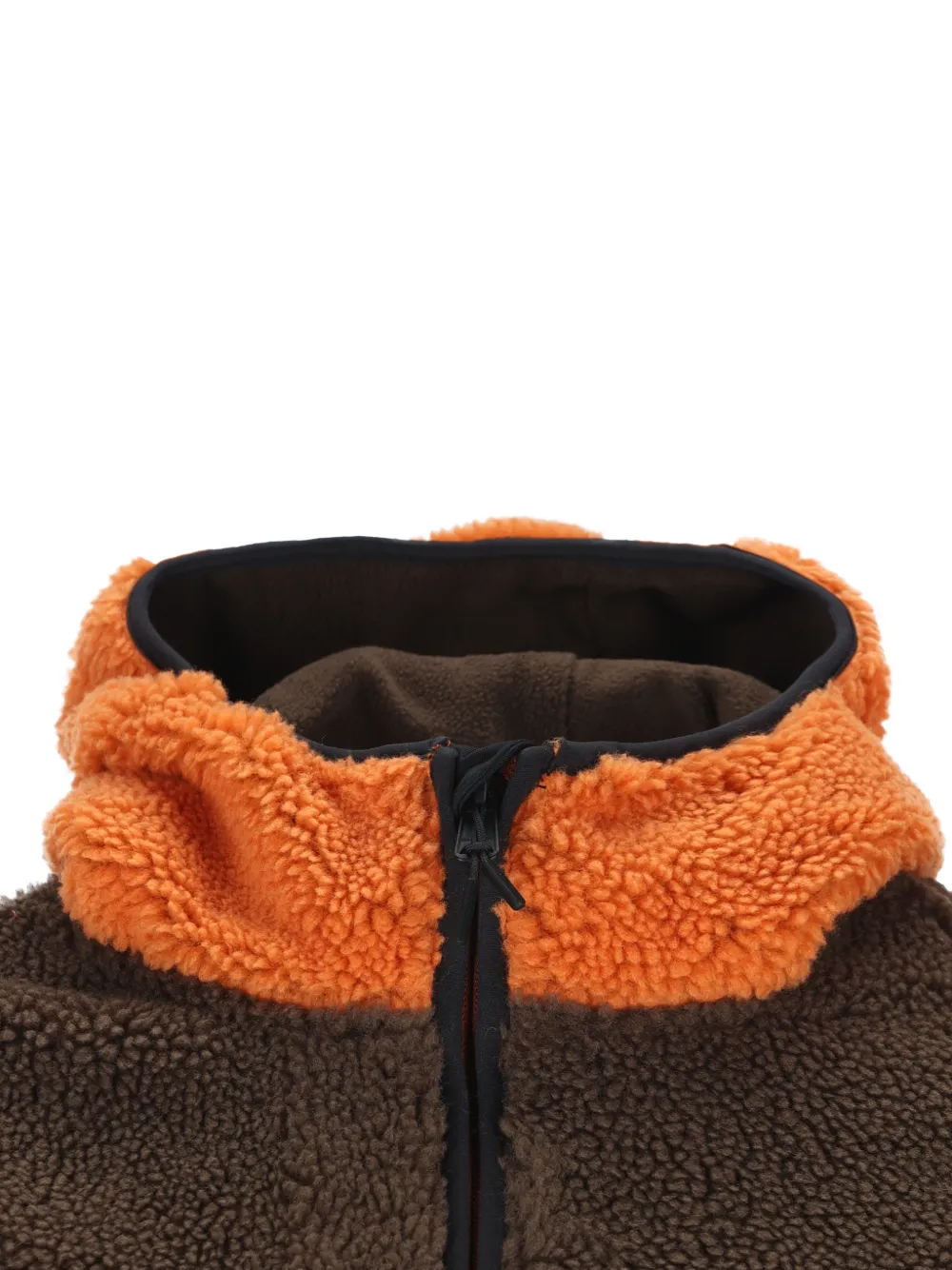 Napapijri Yupik fleece-texture sweater Oranje