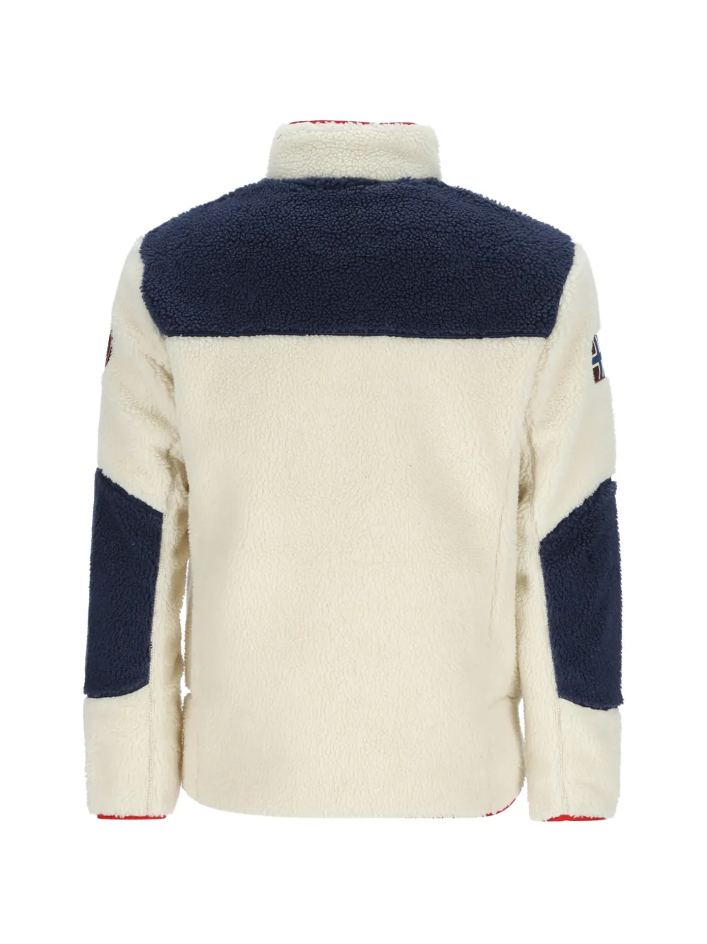 Napapijri Yupik colour-block fleece jacket Wit