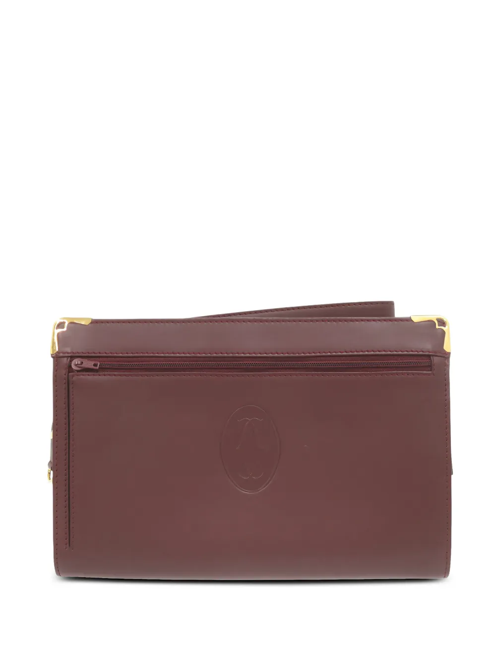 Cartier 2000-2026 Leather Must De Cartier clutch bag - Rosso