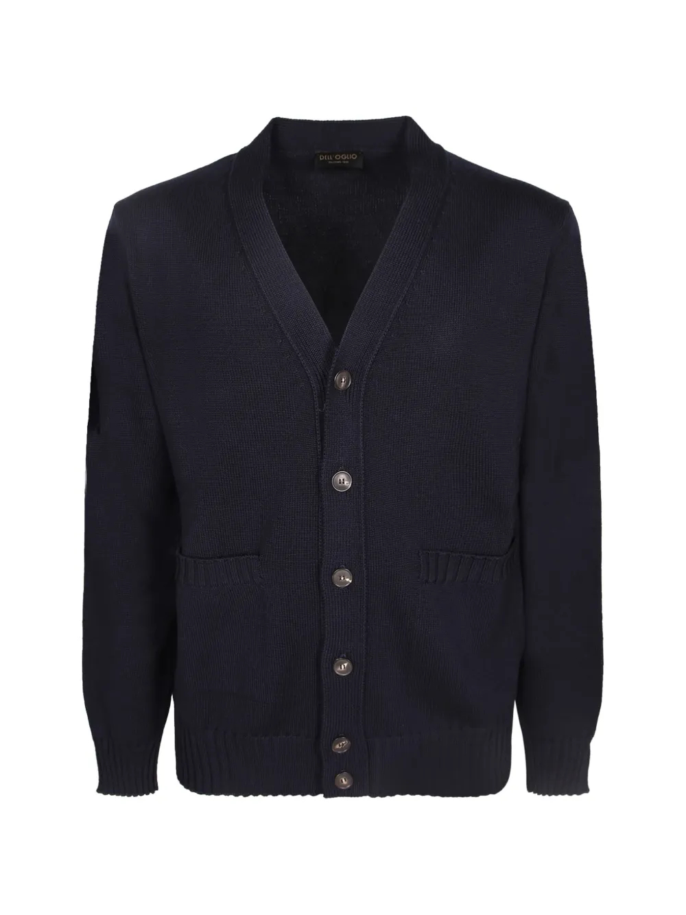 Dell'oglio button-up cardigan Blauw
