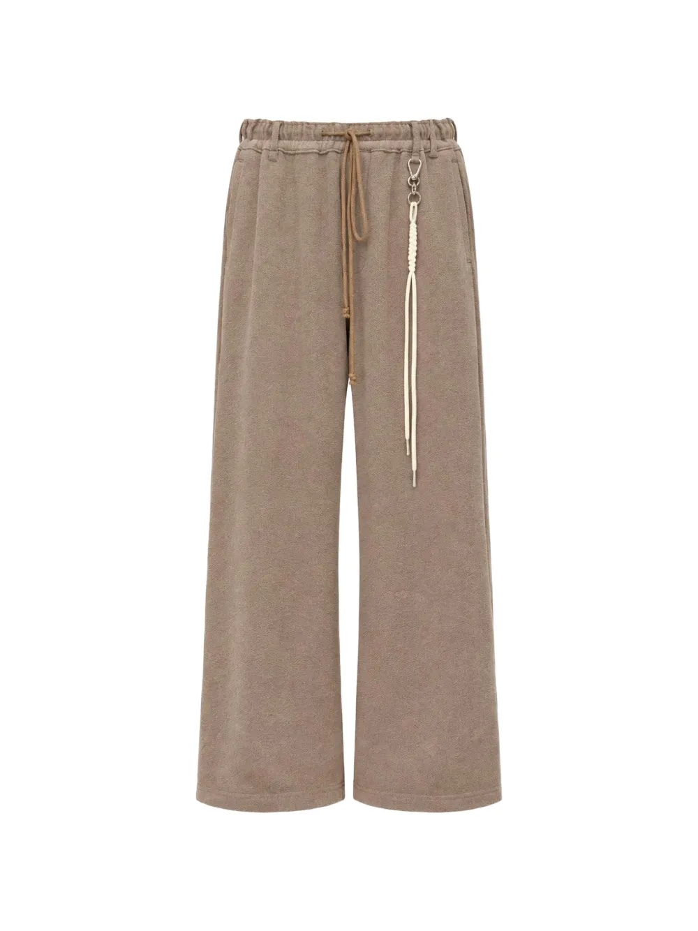 Song For The Mute Trainingsbroek met trekkoord en banddetail Beige