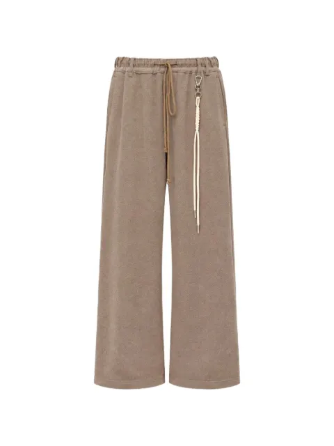Song For The Mute strap-detail drawstring-waist track pants
