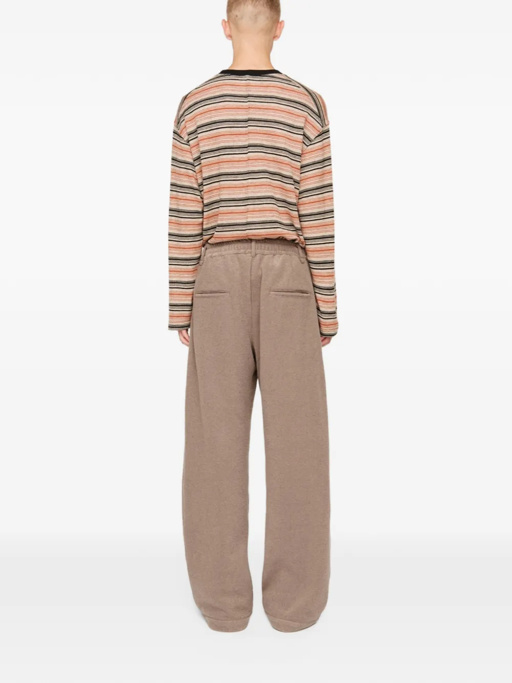 Song For The Mute Trainingsbroek met trekkoord en banddetail Beige
