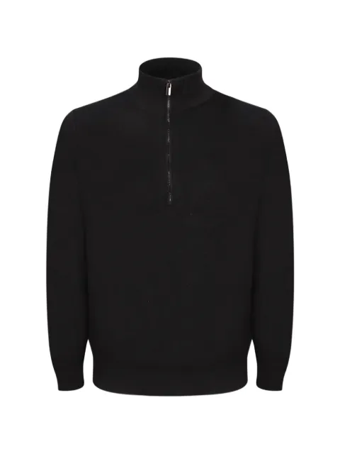 Dell'oglio quarter-zip knitted sweater