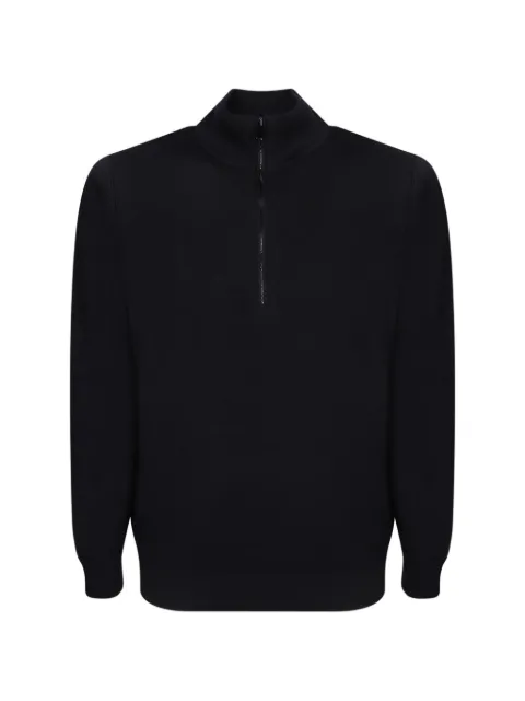 Dell'oglio half-zip knitted sweater