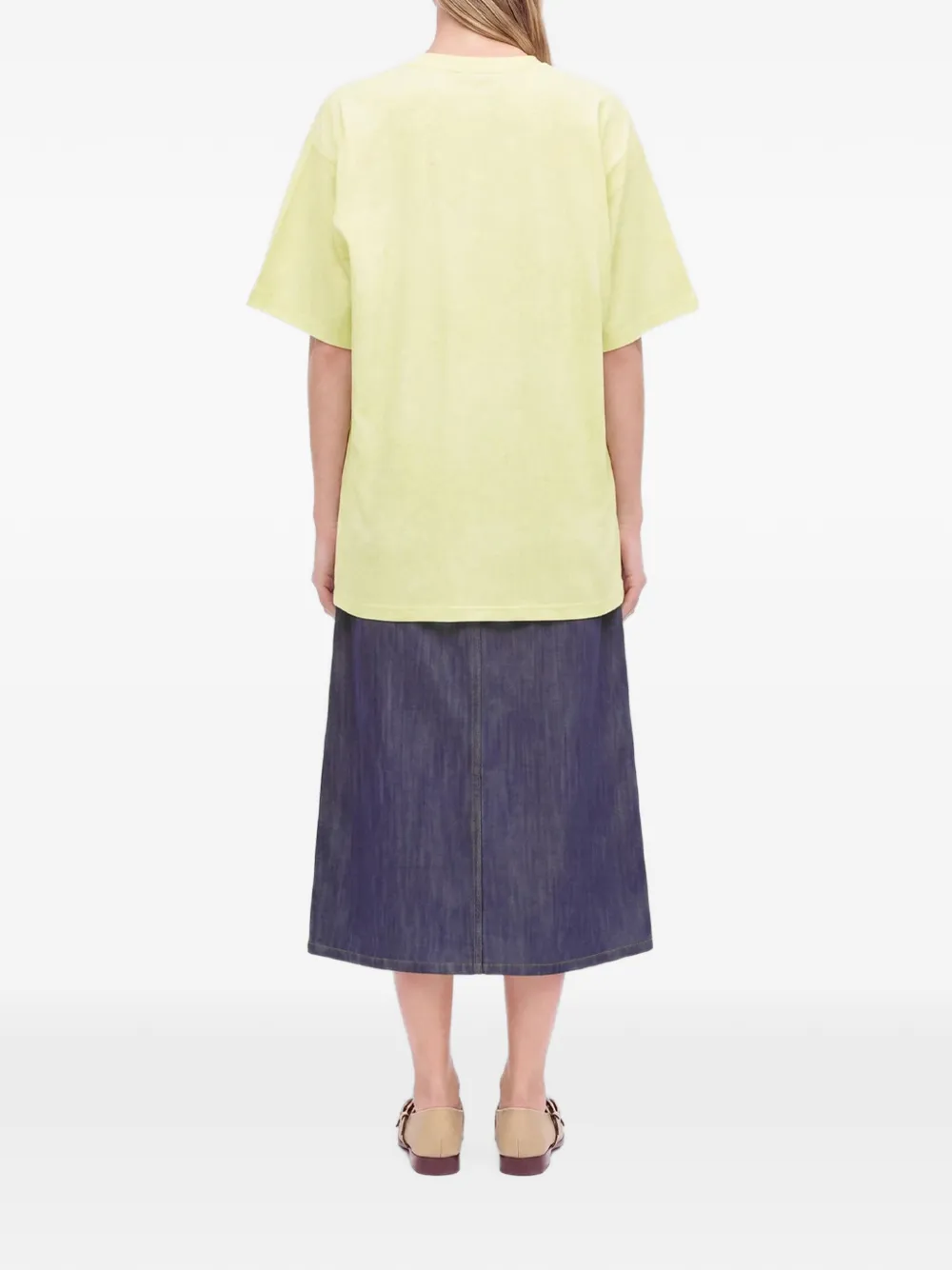 Moschino Gaucho Teddy T-shirt Geel