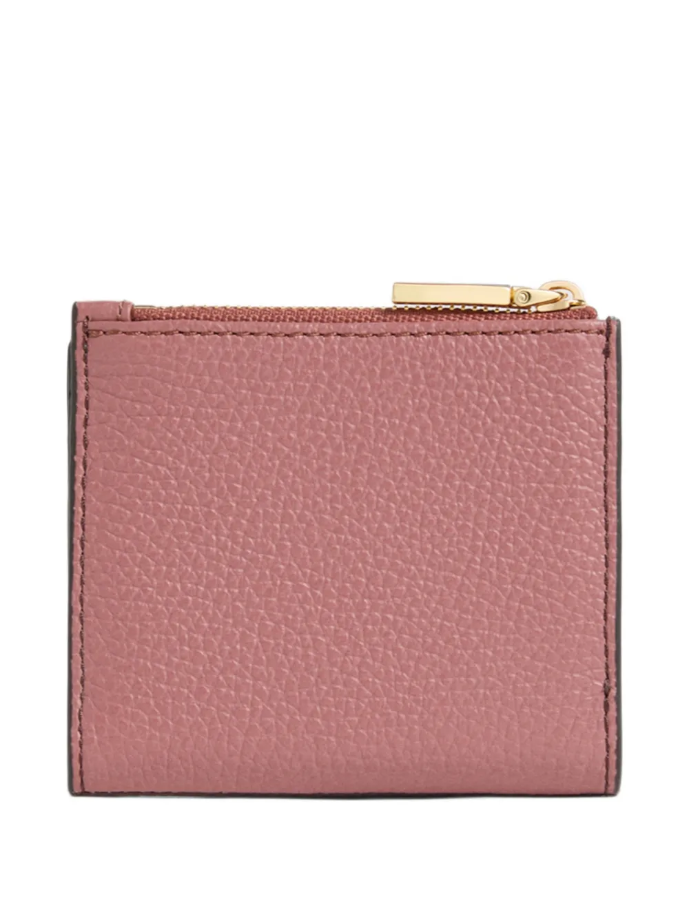 Coccinelle medium Metallic colour-block leather wallet Roze