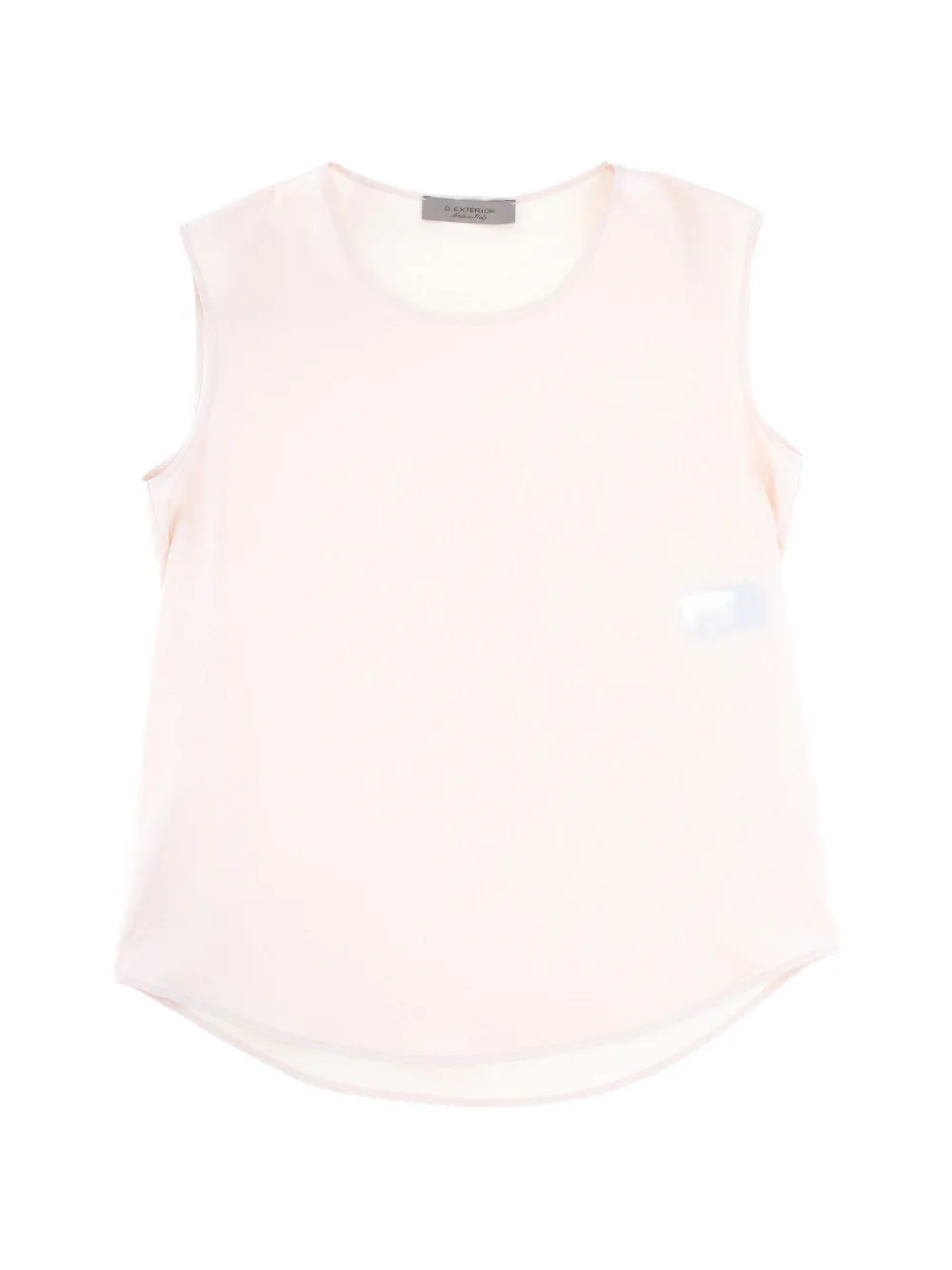 D.Exterior scoop-neck sleeveless top - Rose D.Exterior scoop-neck sleeveless top - Rose