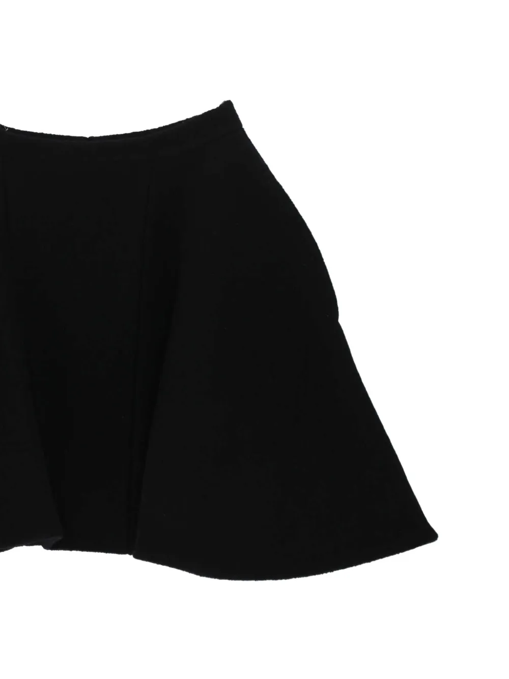 Patou Flared mini-rok met A-lijn Zwart
